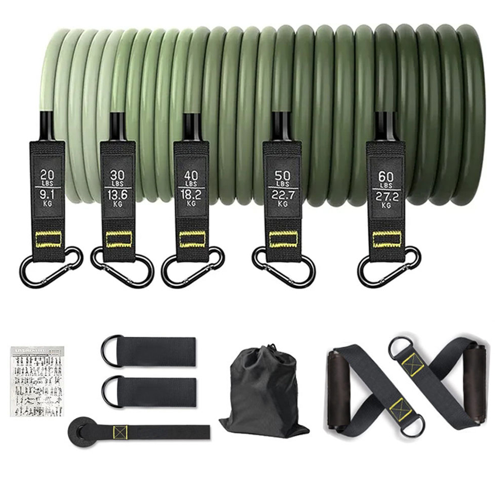 Leg Home Gym Workout - Ensemble de bandes de résistance, corde