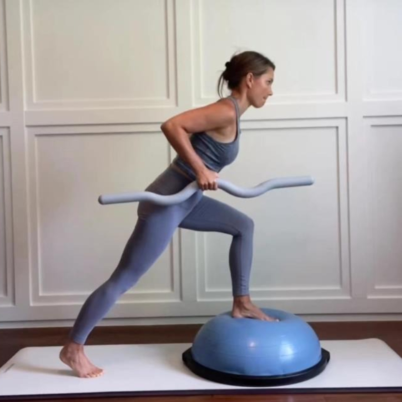Home Gym Yoga - Barre de Pilates lestée avec revêtement