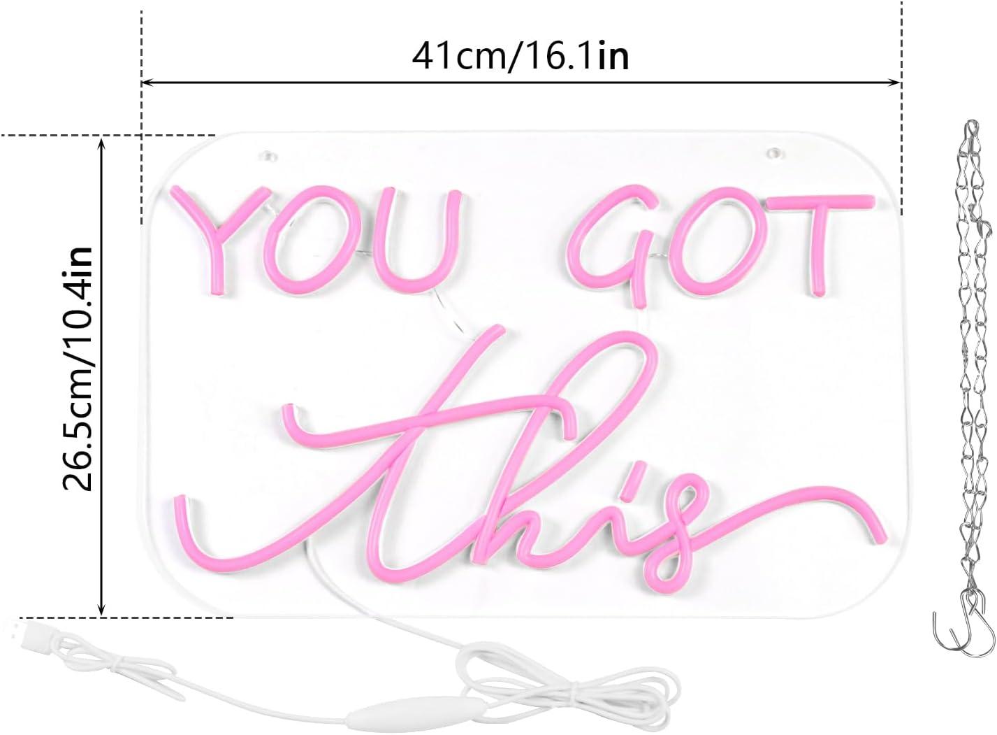 Tu y arriveras ! Enseigne néon - Home Gym Neon Sign avis et prix