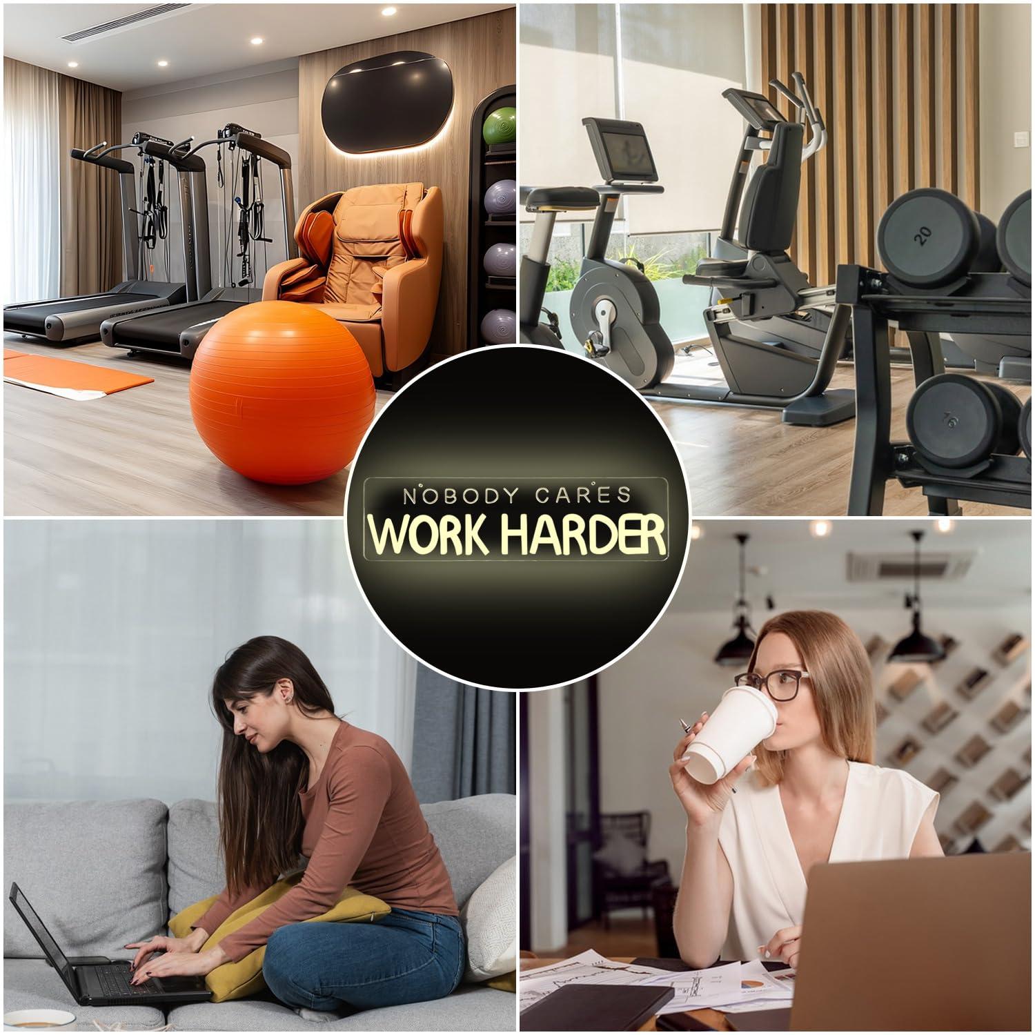 Panneau lumineux LED « Nobody  - Home Gym Neon Sign avis et prix