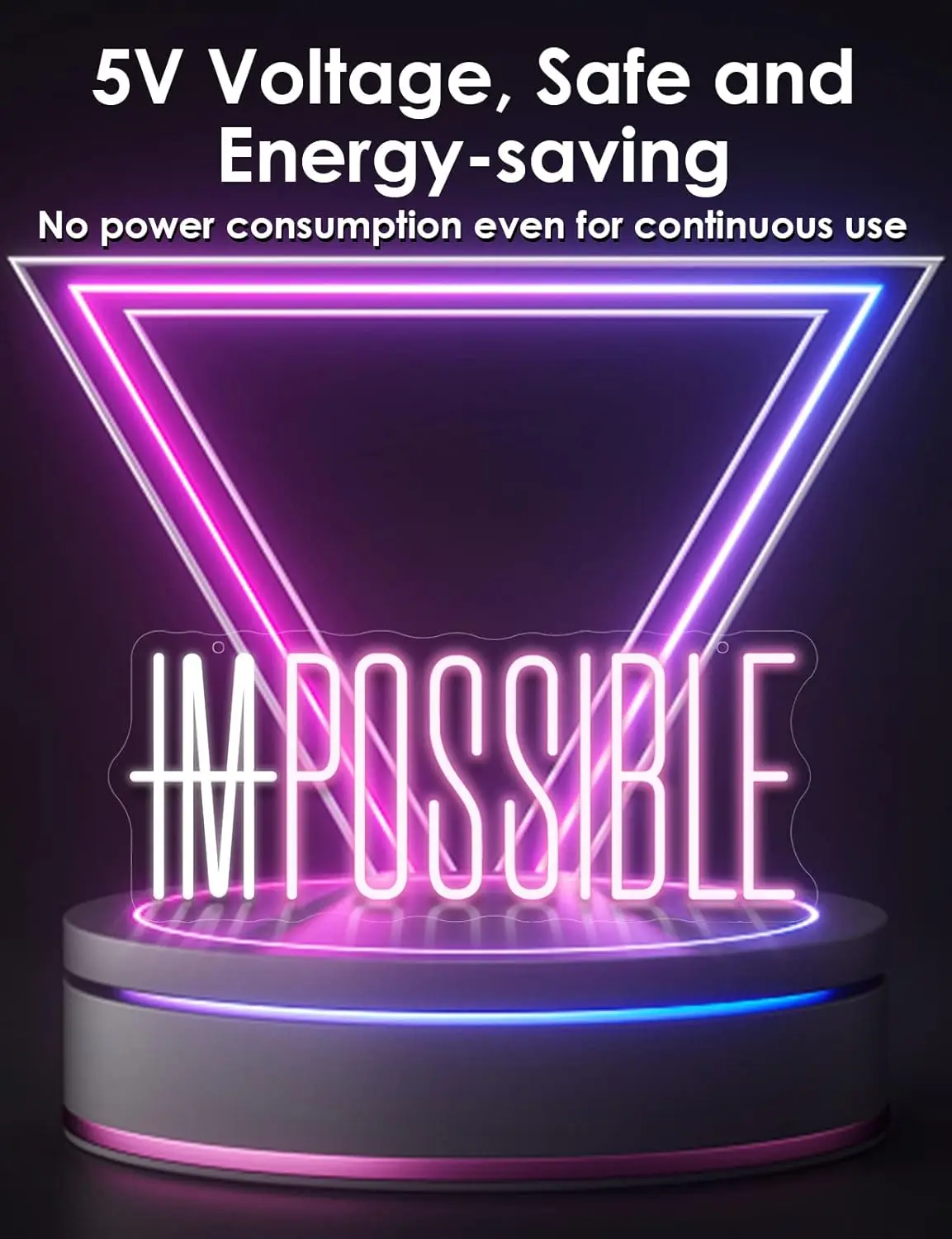 Panneau néon « I'm Possible »  - Home Gym Neon Sign avis et prix
