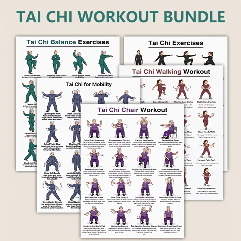 Feuilles d'entraînement Tai Ch - Home Gym Routine avis et prix